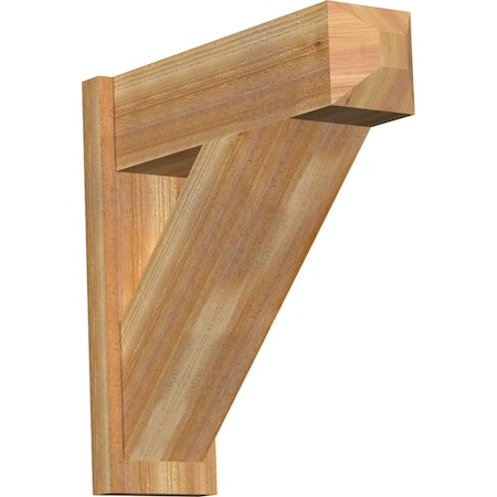 Ekena Millwork Traditional Rough Sawn Craftsman Outlooker, Western Red Cedar, 8"W x 26"D x 26"H OUT08X26X26TRA04RWR